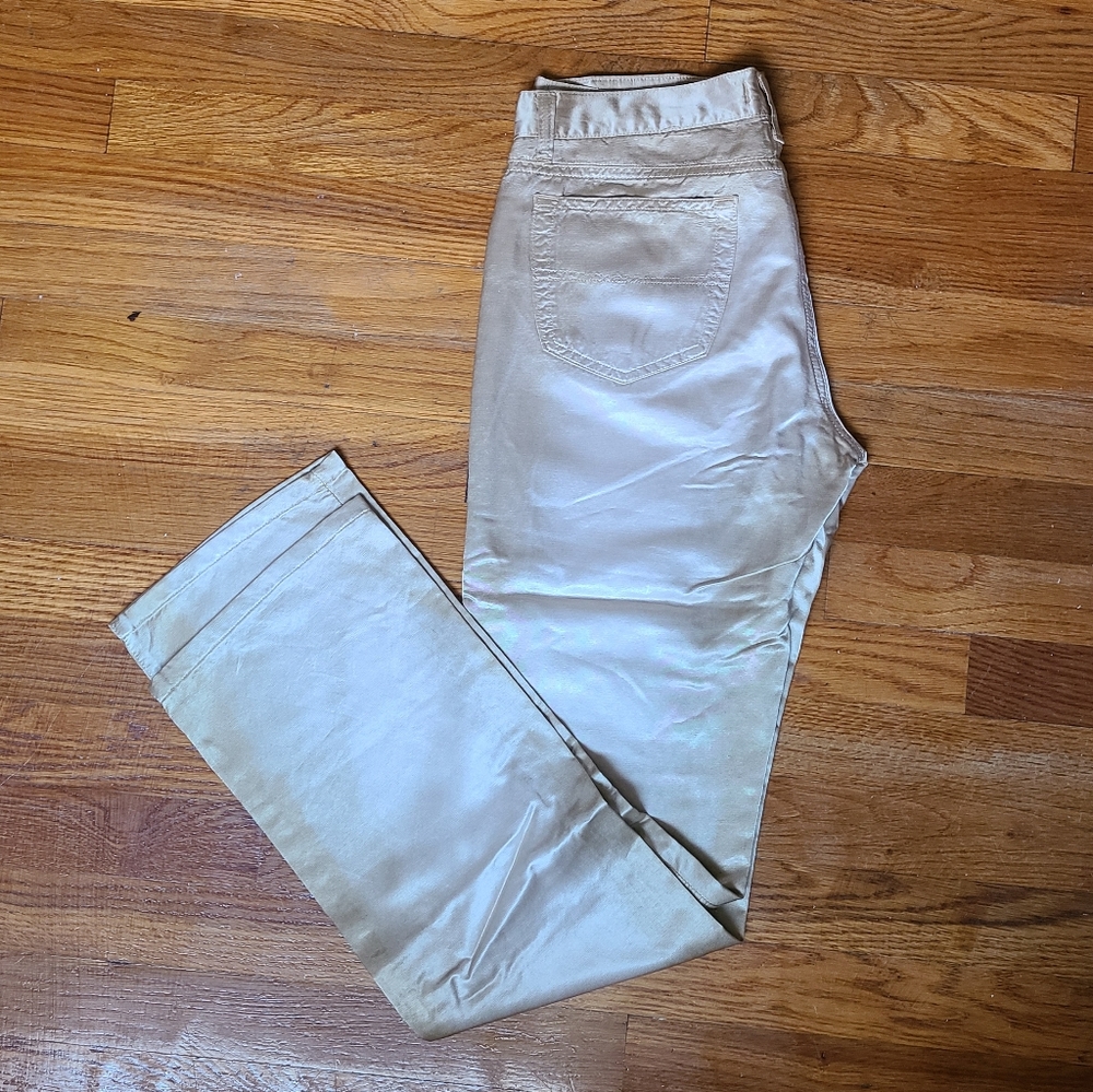Vintage 90's Gold Metallic Jeans